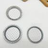 Egg Cubes Round Grid Cutter Slicer String Cutter Chopper Device for Fast Meal Prep Stainless Steel Kitchen Tool for Chopping Mushrooms Vegetables