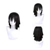 Stylish Black Layered Short Hair Wig For Cosplay Demon Slayer Kimetsu No Yaiba