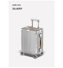 Silent Universal Wheels Suitcase: 20-Inch Carry-On for Women, 24-Inch Rideable for Men, Aluminum Frame, with Pull Rod and Travel Password Lock.
