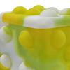 Stress Relief Toy Macaron Gradient Color Food-Grade Silicone Bubble Popper Hand-Eye Coordination Development 3D Cube Sensory Fidget