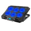 X6A Laptop Radiator: 7-Speed Height-Adjustable Cooling Fan Stand with Display Base