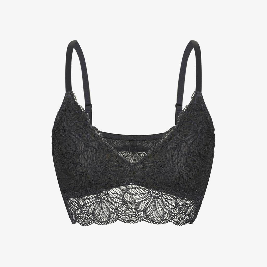 Hwillaeondeoweeo [Set] Glow Lace Bra Top + 3 Types Of Panties (Triangles/Thongs/Boys Shorts) Choose 1 Set (Fi261Br01F022031)