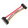 SATA22P M SAS29P F Male to Female Extension Cable SATA7 15pin Hard Disk Data Power Extension Cable SFF 8482 0.15m