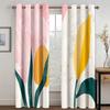 Abstract Art Anthestic Boho Morandi Window Curtains Blinds For Living Room Bedroom Bathroom Kicthen Office Door Home Decor2Pcs