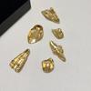 Artistic Irregular Texture Knuckle Ring Hip-Hop Style Niche Full Finger Rings For Men And Women