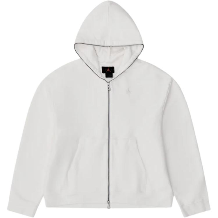 Air Jordan x Travis Scott Full-Zip Hoodie Sail Men Tops Cream DZ5500-133