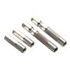4pcs Magnetic 6.35mm Hex To 4mm Socket Bit Adapters, Quick Release Holders For Electric Screwdriver Hand Tools