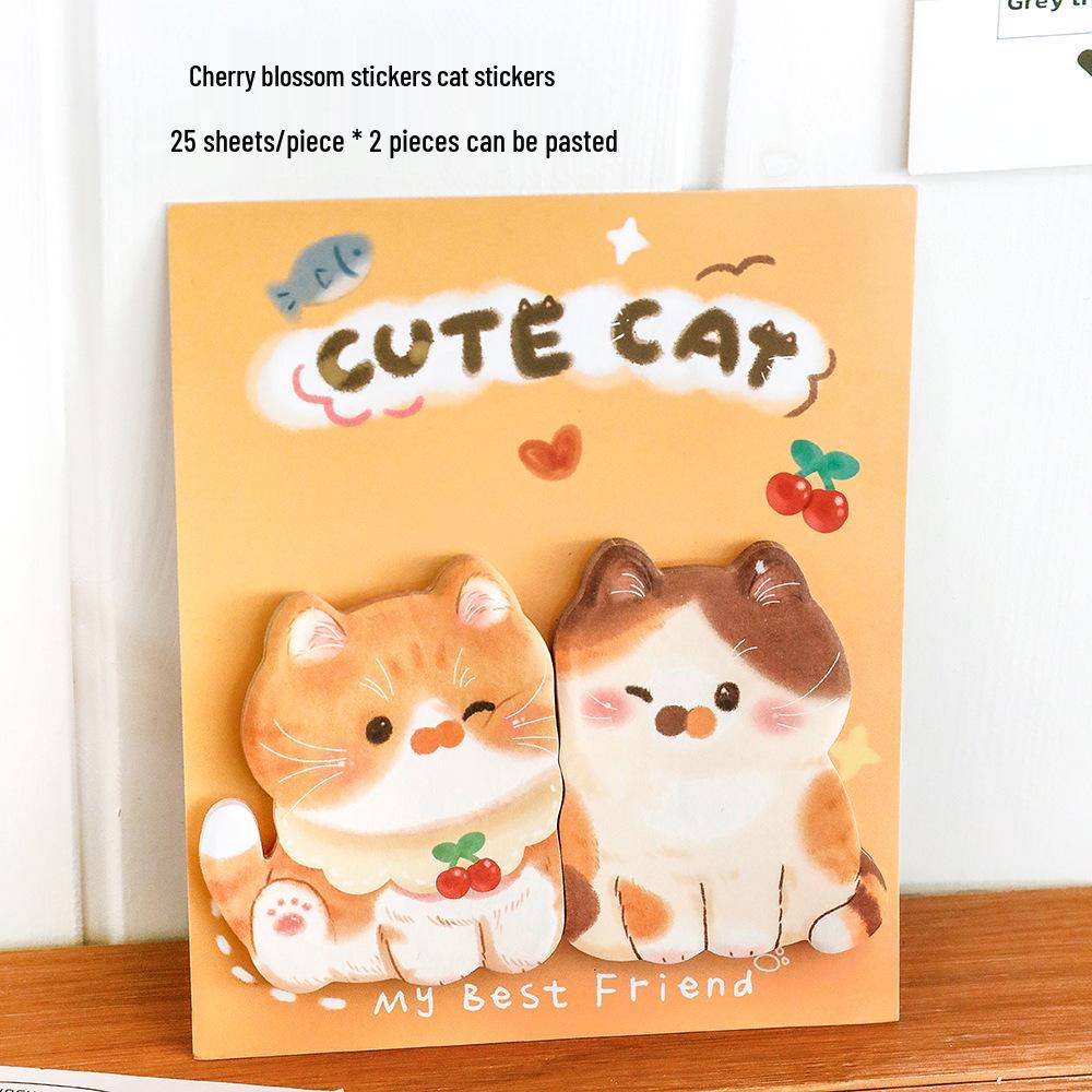Animal Sticky Notes: Cute Cartoon Memo Pad for Students | High-Value Stationery Gift