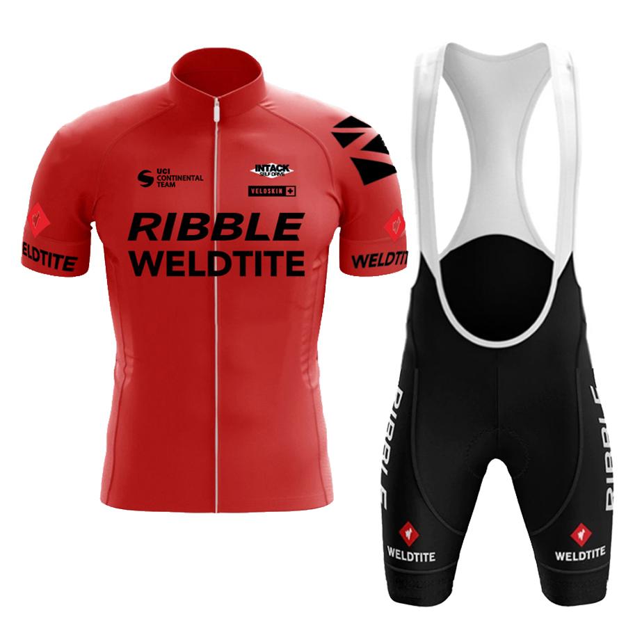 2026 Men's Summer Cycling Jersey Set Lightweight Quick-Dry Breathable Bike Wear with Padded Shorts for Road Mountain Bike