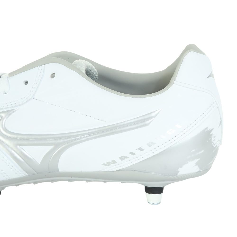 Rugby Shoes Waitangi PS Super Wide FW Cm 4E [Mizuno] (Forward) White/Silver 27.0