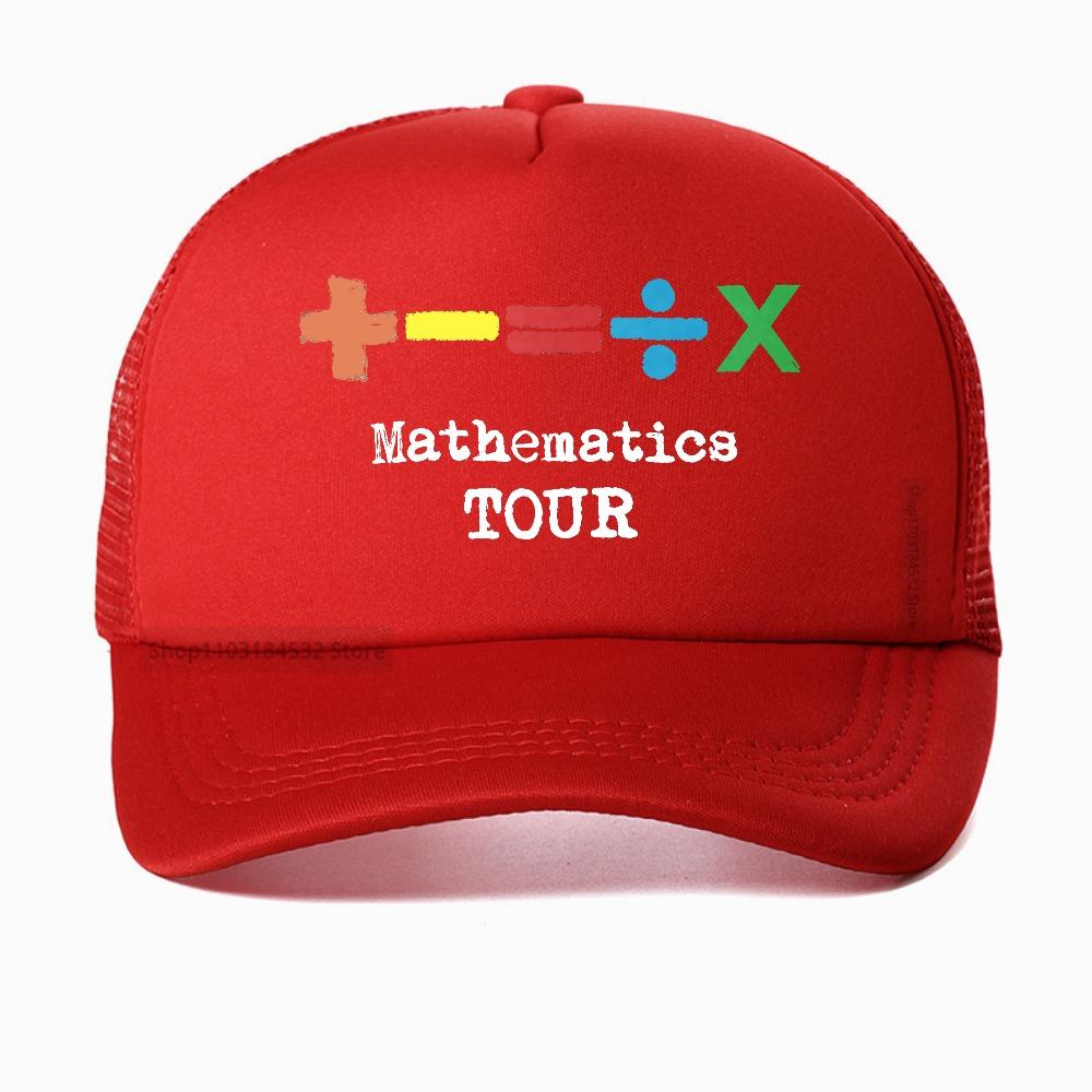 

The Mathematics Tour baseball cap Beach Ed Sheeran Vintage caps summer Breathable snapback hats adjustable mesh trucker hat Adjustable