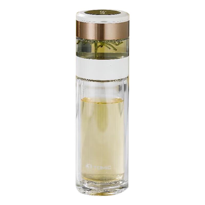 Temerk Double-Wall Glass Tea Infuser Bottle