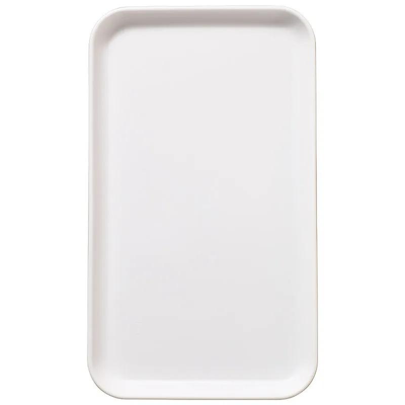 White Plastic Tray, Multi-function, Rectangular Storage Tray, Nordic Simple, Home, Kitchen, Supplies, Fruit, Dessert , 29*17cm