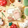 Cute Cartoon lulu pig Cushion Cover Plush Fabric Soft DoubleSided Printed Sofa Warm Winter Home Gift Pillow Cover