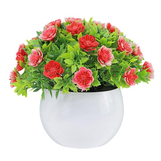 Võlts potitaim Realistlik vastupidav kunstlik bonsai ornament kodukontori siseõue töölaua kaunistamiseks