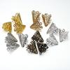 30 sztuk 17x20mm Charms filigranowy kształt kwiatu stożkowe koraliki Cap dla kolczyki diy naszyjnik biżuteria znalezienie akcesoria do rękodzieła akcesoria