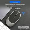 Dual-Mode Silent Bluetooth Office Mouse, Rechargeable and Multi-Color