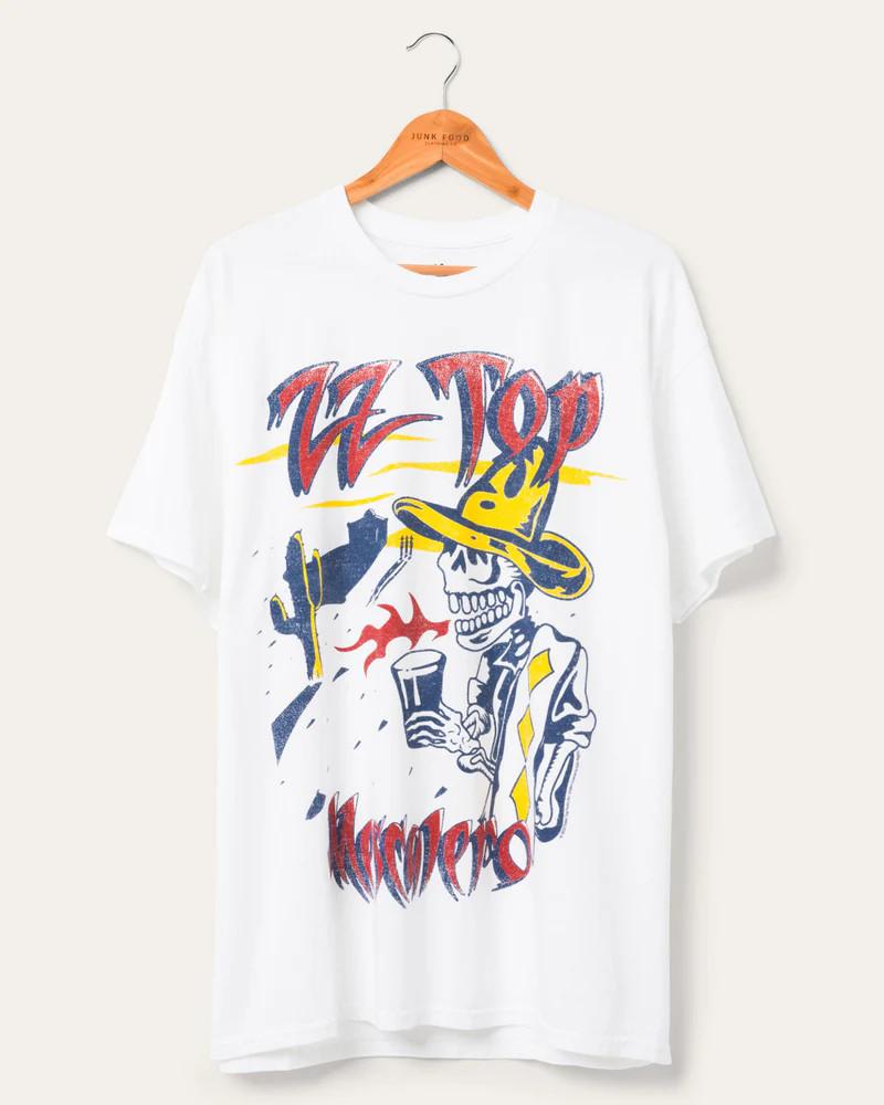 Mescalero zz top White unisex All size Short Sleeve Cotton Shirt FN080 Unisex T-Shirt XXXL