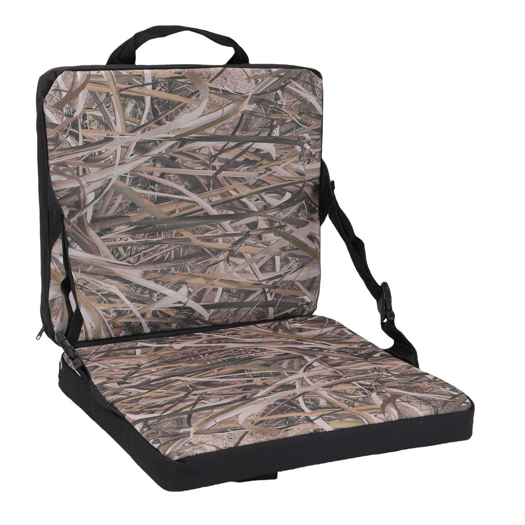 Folding Cushion 600D Oxford Cloth Pattern Portable Stadium Chair Cushion for Sports Events Travel Hiking Fishing