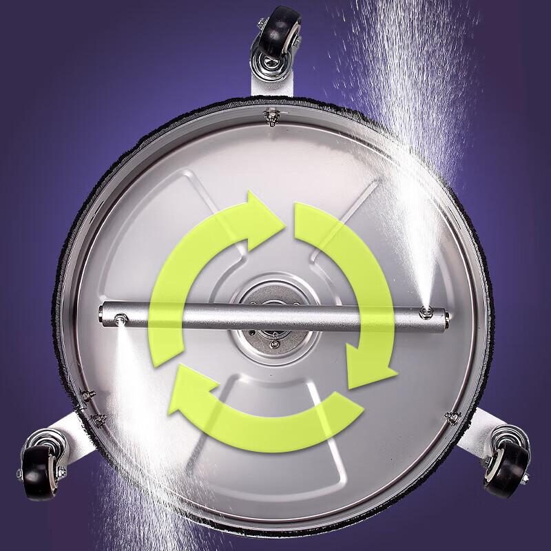 Anjie 15-inch Stainless Steel High-Pressure Surface Cleaner
