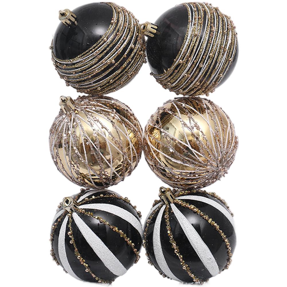 Christmas Ornaments Hand Painted Balls Seasonal Handling Resistance