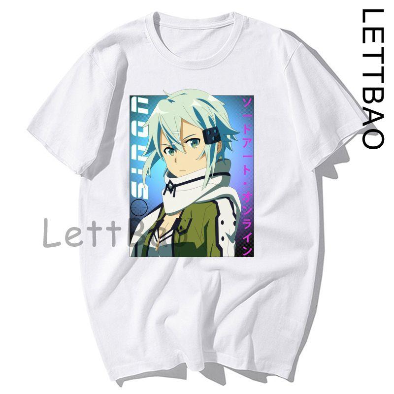 Sword Art Online Japanese Anime T Shirt Sao White Colors T Shirt Polyester Tee Shirt Fun