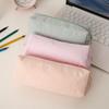 Stripe Design Pen Bag Seersucker Pen Pouch Simple Stationery Organizer  Back to School