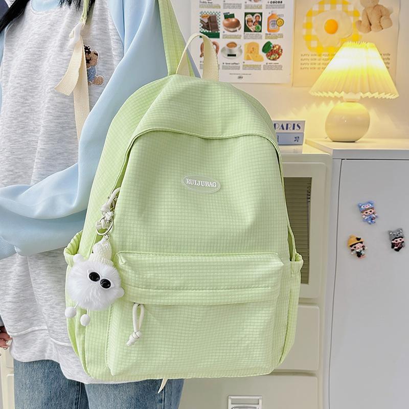 New Versatile Large-capacity Schoolbag for Women Ins Simple and Versatile Japanese Junior High School Students Leisure Travel Backpack for Women