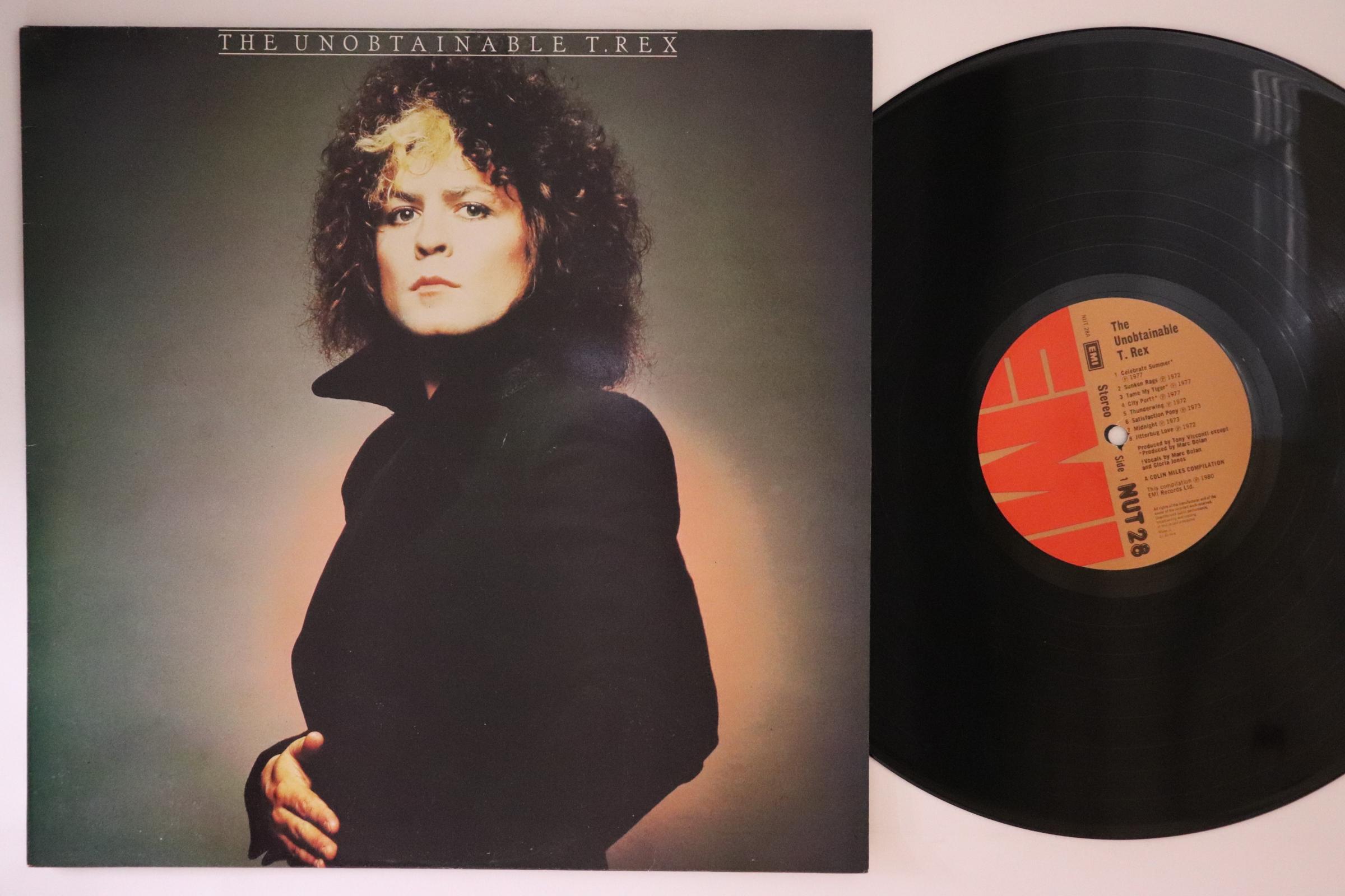 

LP Record T.REX - Unobtainable T. Rex NUT28 EMI 1980 UK Rock Used