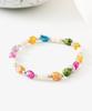 Multi Candy Stone Mix Bracelet (PLT-BR-060_YL)