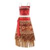 Kids' Moana Cosplay Two-Piece Set: Skirt & Grass Skirt Costume