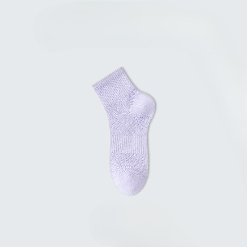Female Summer Mesh Thin Pure Cotton Bacteriostatic Breathable Tube Socks