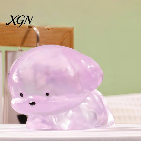 Elastic Fidget Toy Stress Relief with Bubble Injector Decompression Dog Cat Squeeze Kids Soft Ball Relaxation