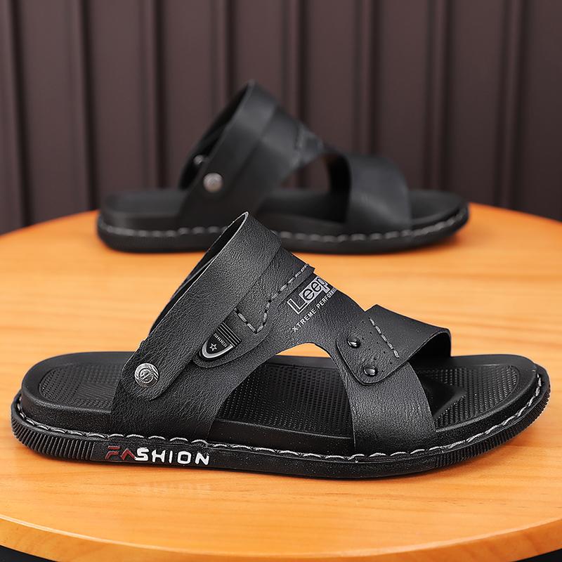 Herrsandaler Casual Sommar Utomhus Vattenskor Strandskor Strand Vandring Sandaler Halkfria Zapatillas Hombre
