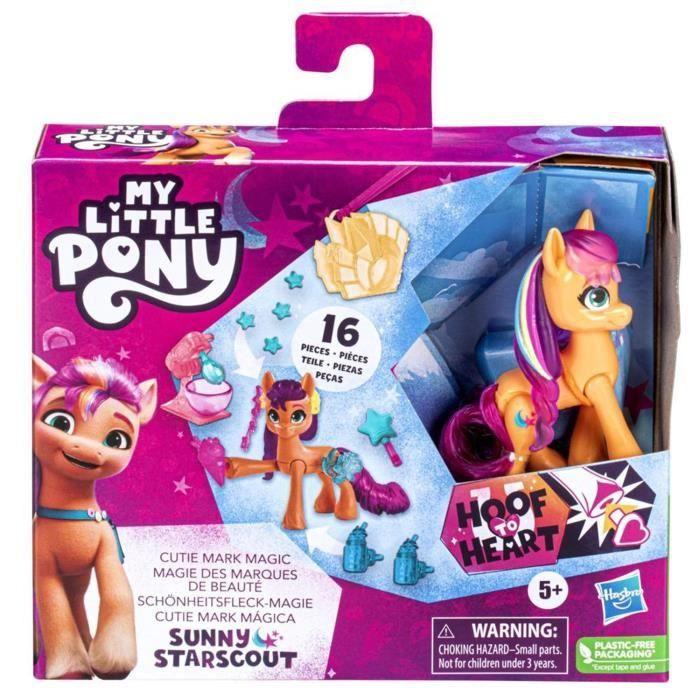 Figurine De Petit Poney Sunny Starscout La Magie Des Marques De Beauté My Little Pony