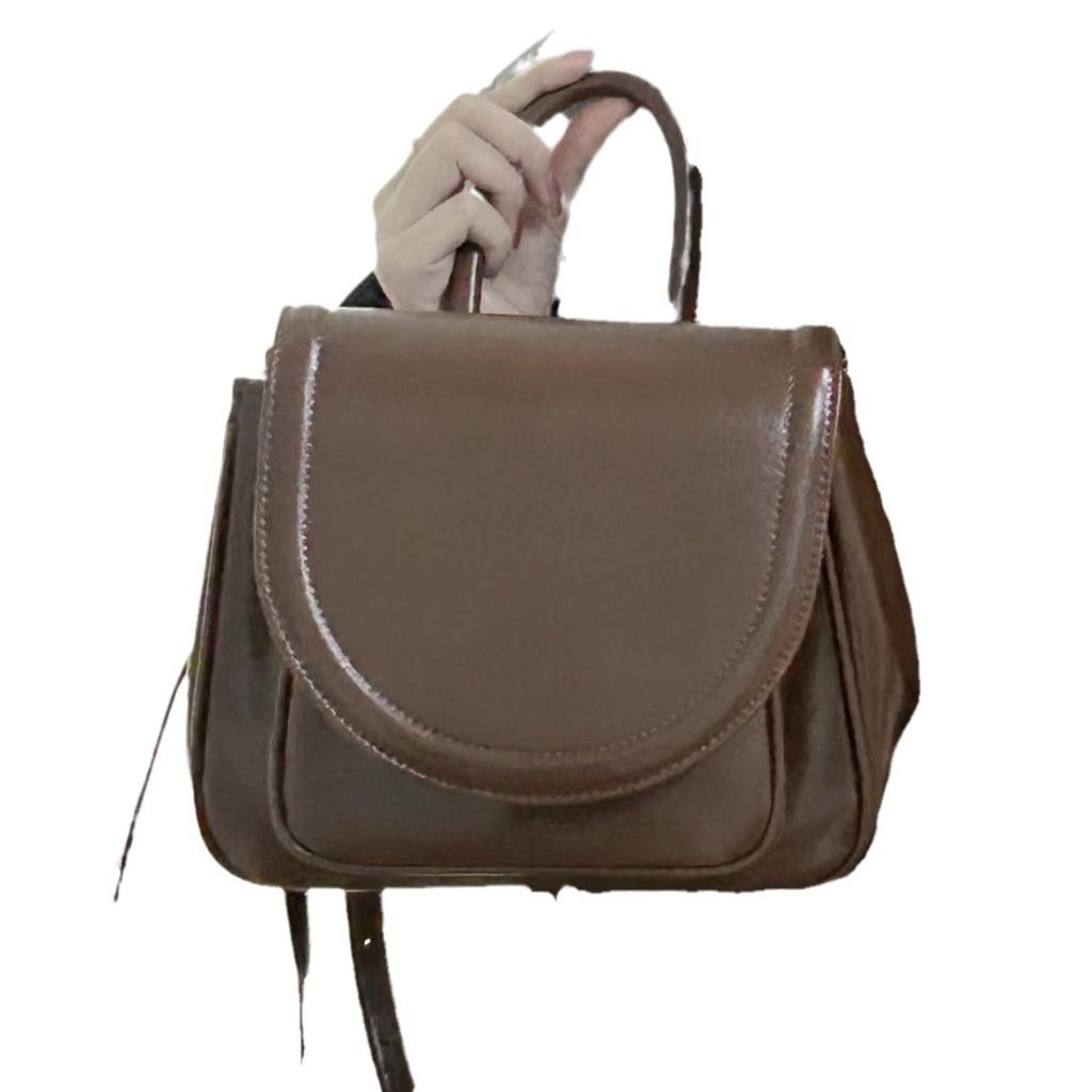 Niche design Korean version backpack bag women's 2025 autumn and winter new high-value commuter college style texture handbag