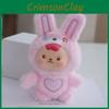 Resin Adorable Plush Animal Keychain Plush Material For Bag Charm Accessories