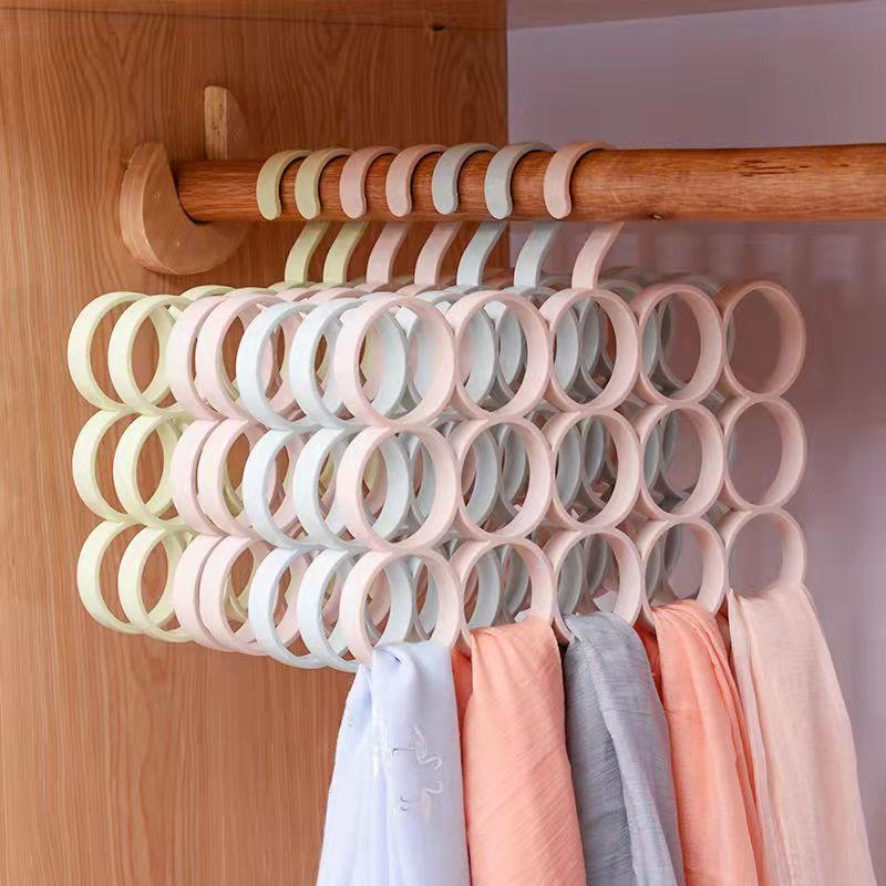 Scarf Tie Storage Rack Thickened Multi-specification Hanger Scarf Rack Belt Rack Belt Rack Multi-function Rack Wardrobe Organizer