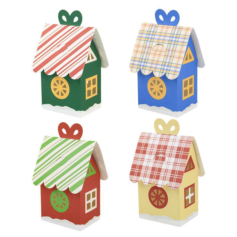 Christmas Candy Box, Christmas Little House Gift Happy Candy Packaging Box Candy Gift Packaging Box