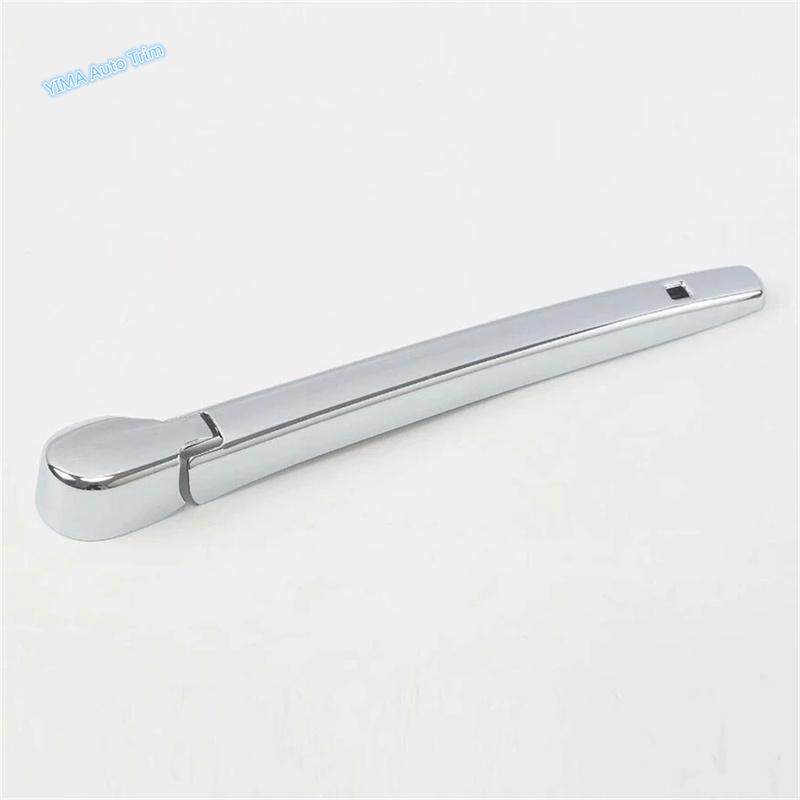 ABS Chrome Car Rear Windshield Window Windscreen Rain Wiper Cover Trim Frame Fit For Volkswagen T-Roc 2018 - 2025 Accessories