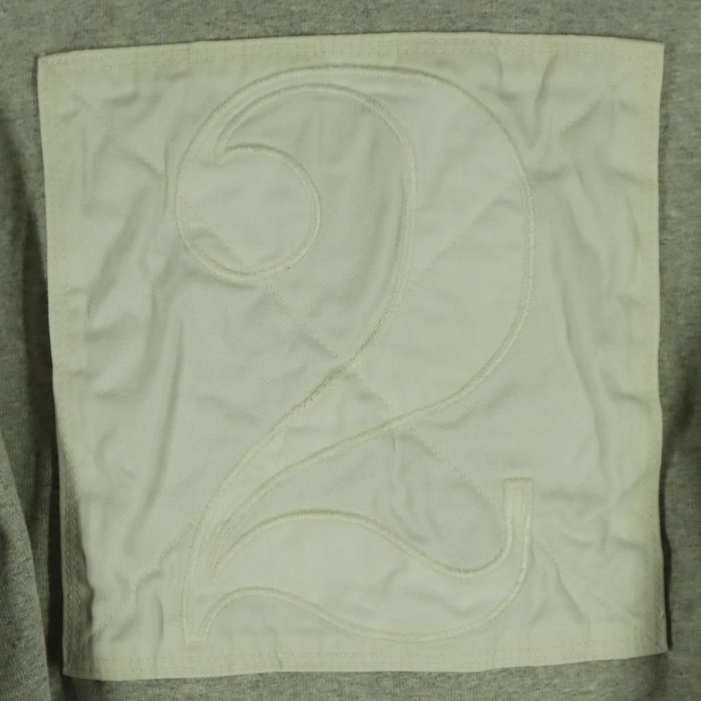 Polo by Ralph Lauren cotton Wappen Long sleeve Hooded Lager shirt M gray Men's Used