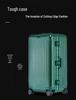 Extra Large Aluminum Frame Trolley Case with Combination Lock - Sport Style Carry-On Luggage for Men and Women