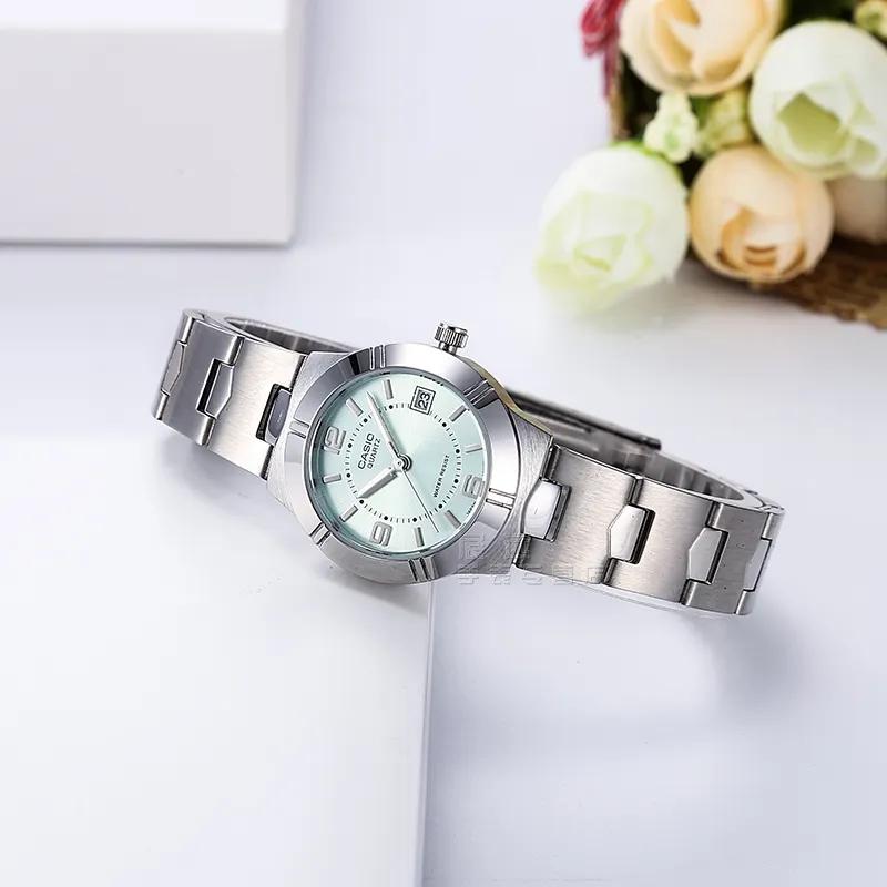 CASIO Women's Green Watch LTP-1241D-3A