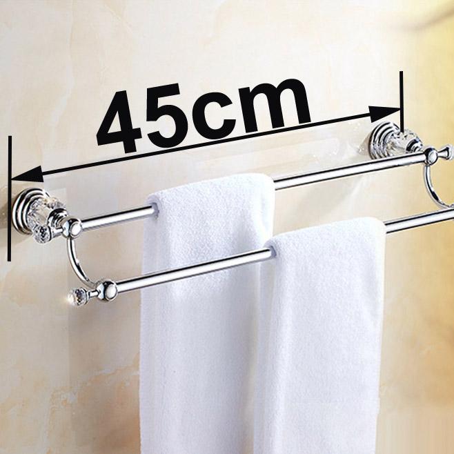 

Позолоченная двойная полка для полотенец для ванной комнаты, держатель для вешалки для полотенец, квадратный дизайн, вешалка для полотенец, аксессуары для ванной комнаты