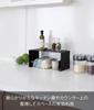 Yamazaki Jitsugyo Kitchen Steel Rack Black Tower Kitchen Rack Stacking 3790 U-shaped Approx. W30.5XD14XH14cm