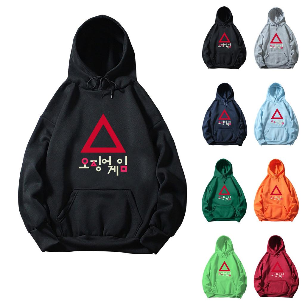 Unisex Long Sleeved Pocket Hooded Sweatshirt
