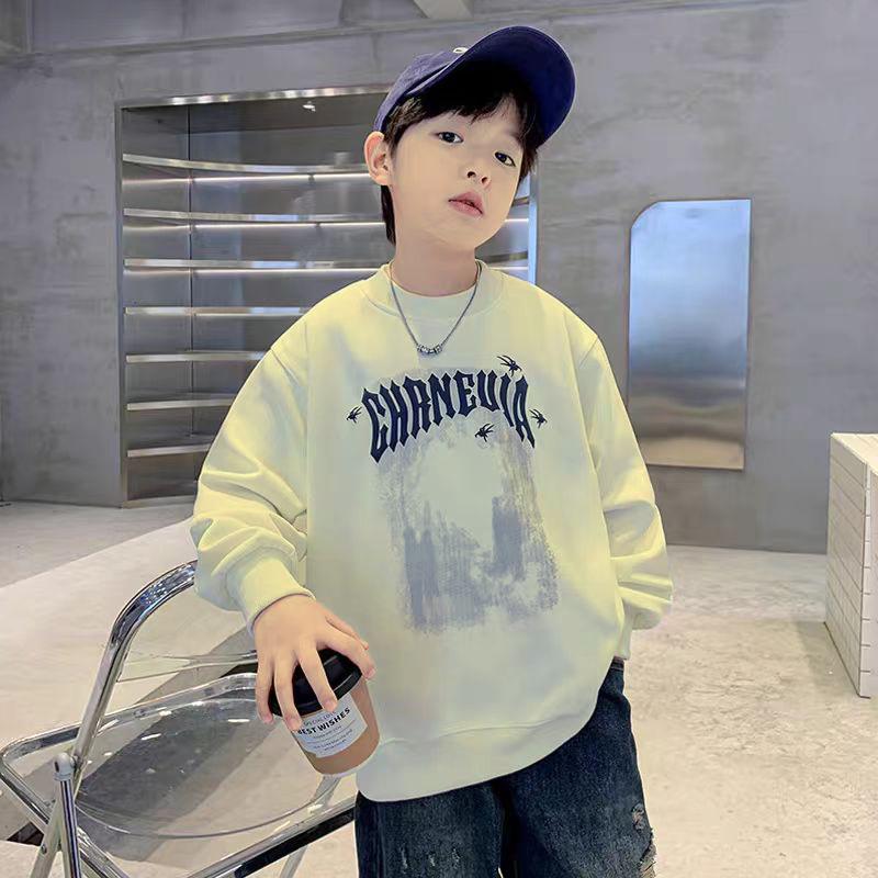 2025 Boys' Autumn Street Style Sweatshirt – Trendy Fashion for Toddlers & Kids