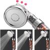 Sailor Holding Shower Head Bathroom Accessories 3 Functions High Pressure SPA Shower Head Section Negative Ion Filtration Shower
