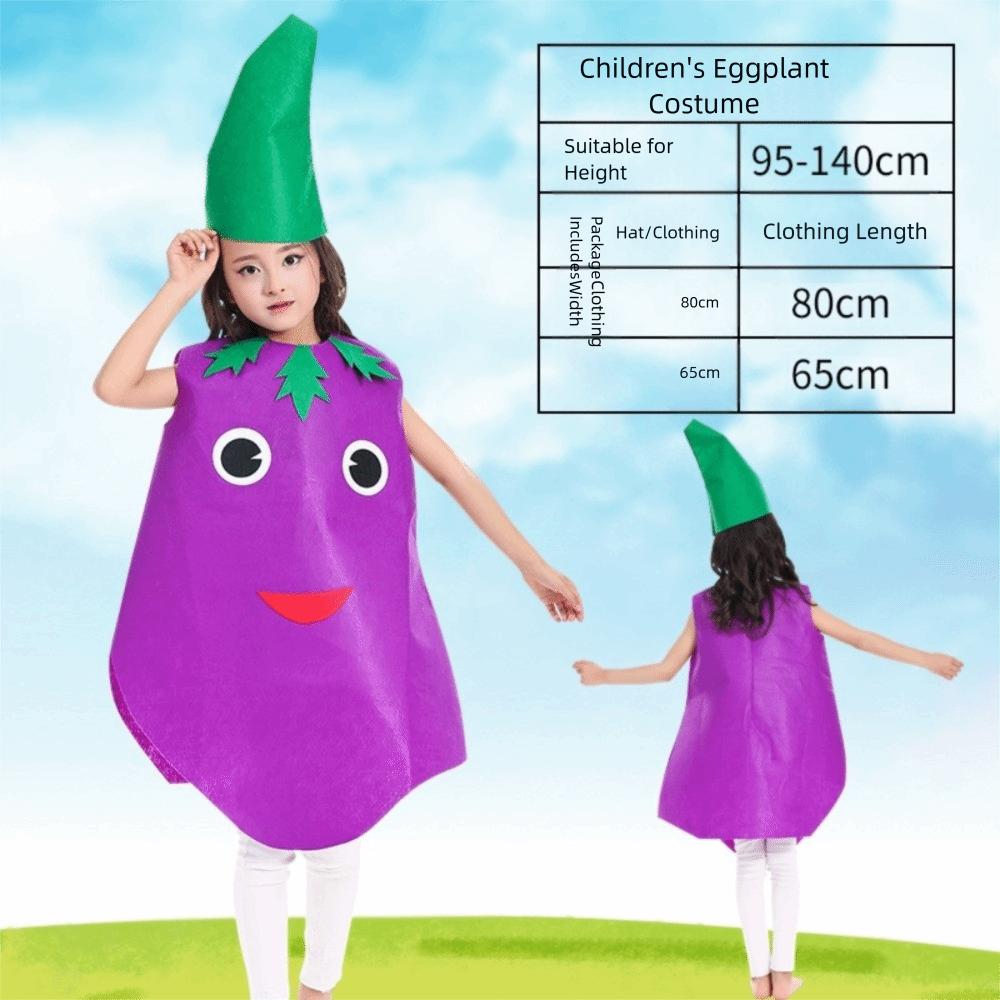 Přenosná vystoupení Cos Oblečení Ovocný kostýmový set Dětský halloweenský večírek Kostým Školní jeviště