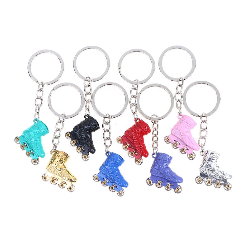 1Pc Creative Fashion Skating Boots Roller Skates Keychains Jewelry Pendant Gifts